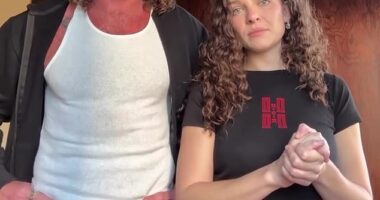 Abbie Chatfield and her partner Adam Hyde have been slammed after going on a wild rant over last weekend's anti-immigration protests