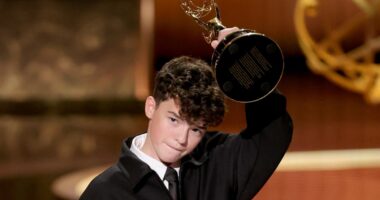 Adolescence star Owen Cooper makes history as youngest ever male actor to win an Emmy