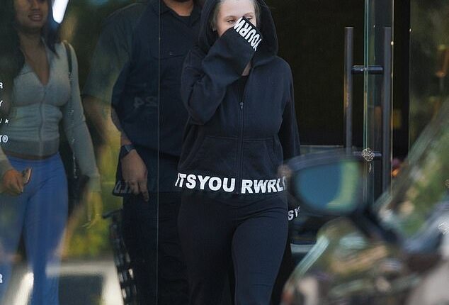Alabama Barker, 19, was pictured out in Calabasas on Thursday, in her first public sighting since she announced her pregnancy loss