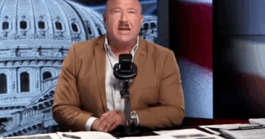 Alex Jones raises eyebrows by growing ‘Hitler mustache’ - then says it makes him more attractive to women