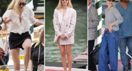 Amanda Seyfried wore Cariuma sneakers three times at the Venice Film Festival
