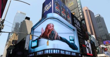 American Eagle says Sydney Sweeney ad campaign ‘is not going anywhere’ after uptick in demand