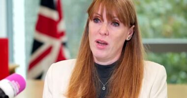 Angela Rayner was tearful as she gave a TV interview about receiving NHS compensation