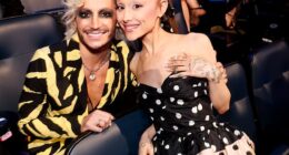 Ariana Grande's brother Frankie Grande was accused of throwing shade at Tate McRae at the 2025 MTV VMAs on Sunday