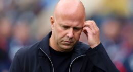 Arne Slot said the Liverpool star's actions were 'of no use' after they conceded late at Palace