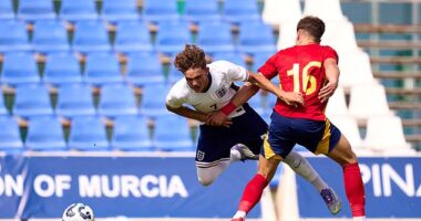 Max Dowman won a penalty as he featured for England Under-19s in a 3-3 draw with Spain