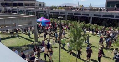 BREAKING: Charlie Kirk Shot at Utah Valley University.