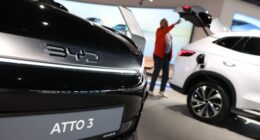 BYD’s shares sharply lower after China EV maker’s earnings miss