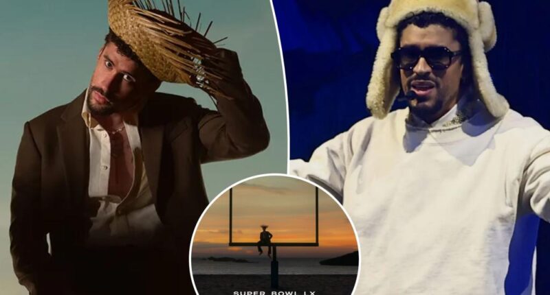Bad Bunny headlining Super Bowl 2026 halftime show
