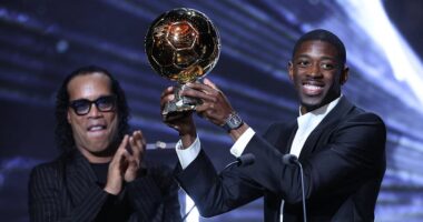 Ballon d'Or LIVE: Live updates as Ousmane Dembele is crowned the winner of the top prize ahead of Lamine Yamal 