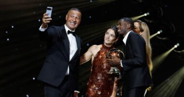 Ballon d’Or winners named as PSG and Barcelona players scoop main prize