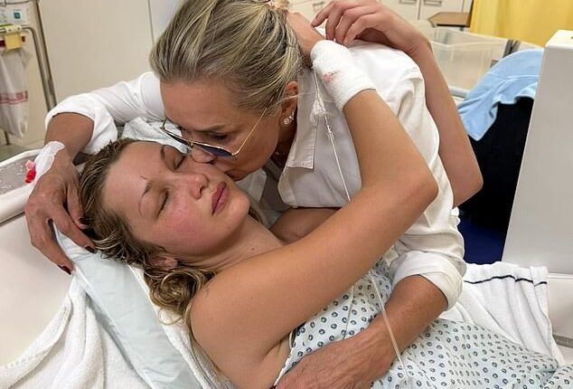 Bella Hadid's mother Yolanda shared a heartbreaking post for her daughter on Thursday
