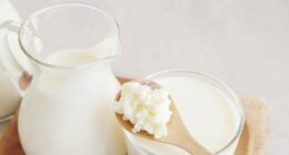 Kefir is a fermented milk, similar to a thin yoghurt, that is rising in popularity thanks to its gut health benefits and drinking just 250ml supplies around 40 per cent of daily calcium needs