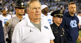 Bill Belichick earned his first win as North Carolina head coach on Saturday night