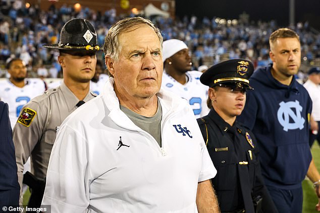 Bill Belichick earned his first win as North Carolina head coach on Saturday night