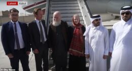 Barbie Reynolds, 76, and her husband Peter, 80, were detained by the Taliban's interior ministry on February 1