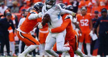 Broncos Sack Titans Rookie QB Cam Ward 6 Times In NFL Debut