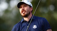 Brooklyn Beckham suffered complete humiliation during Wednesday's Ryder Cup celebrity match at the Beckpage Black golf course in Farmingdale, New York