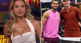 Brooks Nader cheekily addresses trysts with tennis rivals Carlos Alcaraz and Jannik Sinner