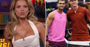 Brooks Nader cheekily addresses trysts with tennis rivals Carlos Alcaraz and Jannik Sinner