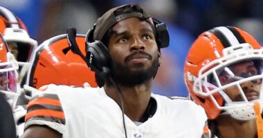 Browns QB Shedeur Sanders Caught Reacting to Dillon Gabriel Taking Over