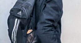 Aaron Hammond, 30, outside Isle of Wight Crown Court where he was handed a suspended sentence for the burglary