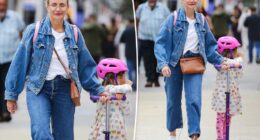 Cameron Diaz strolls through NYC with daughter Raddix, 5, in rare outing