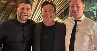 Peter Gilmore (centre) is the celebrated executive chef behind two of Sydney's most iconic fine-dining restaurants: Quay at The Rocks and Bennelong at the Sydney Opera House