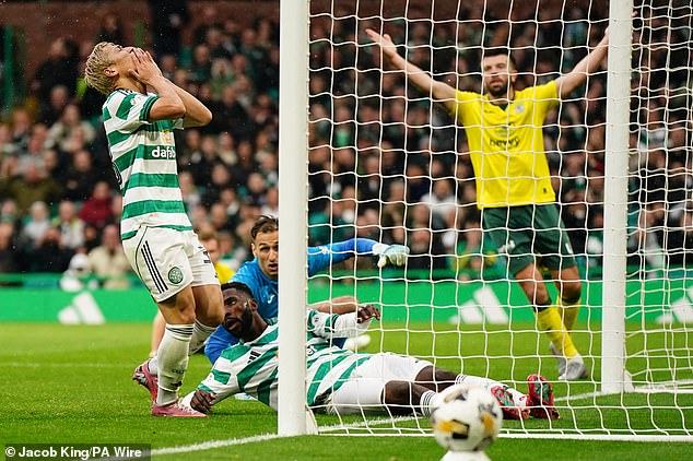 Maeda and Iheanacho are left frustrated as another chance goes begging for Celtic