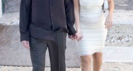 Charli XCX wore bridal white ahead of second wedding in Italy with her husband George Daniel on Friday