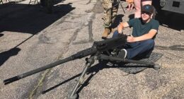 Tyler Robinson, 22, named Friday as the alleged killer who shot Charlie Kirk, had a childhood obsession with guns and was seen posing with an M2 Browning 50. calibre machine gun in social media pictures