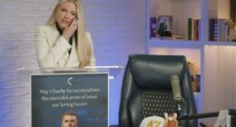 Erika Kirk, wife of slain conservative activist Charlie Kirk made her first public address since her husband's assassination on Friday evening
