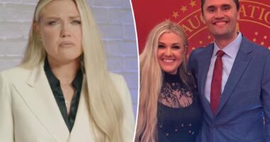 Charlie Kirk's wife, Erika, details moment she found out her husband had been shot