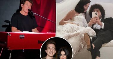 Charlie Puth performs Selena Gomez collab as she weds Benny Blanco: 'Exes are spiraling'