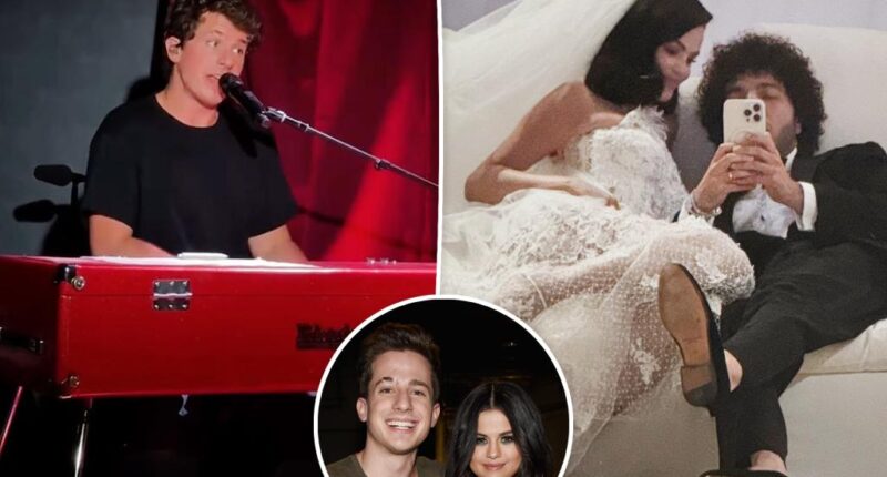 Charlie Puth performs Selena Gomez collab as she weds Benny Blanco: 'Exes are spiraling'