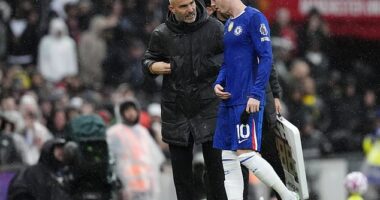 Cole Palmer will not play for Chelsea against Brighton this weekend - or Liverpool next week