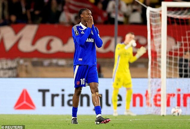 Emanuel Emegha was booed by his own supporters during Strasbourg's victory over Le Havre today