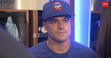 Matt Shaw speaking with reporters.