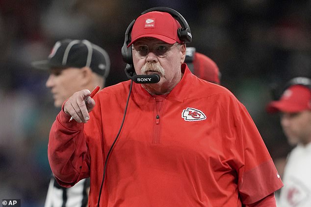 Chiefs head coach Andy Reid has fumed at the NFL over an incident in their season-opener