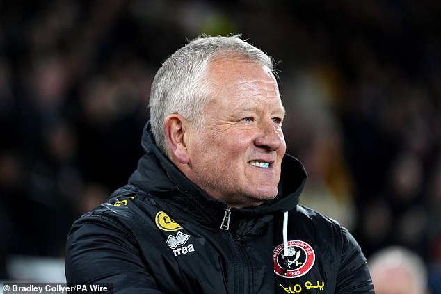 Chris Wilder took Sheffield United training on Monday morning ahead of his third stint
