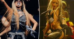 Christina Aguilera gets 'Dirrty' again, reviving her iconic chaps two decades on