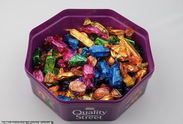 Some of the UK's most beloved Christmas chocolates, including Quality Street, are facing shrinkflation this year (stock image)