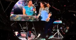 Coldplay's Chris Martin has been accused of 'dehumanising' a pair of Israeli fans on stage after describing them as 'equal humans on Earth'