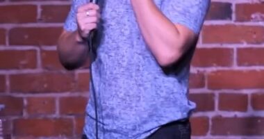 Comedian Drew Lynch, a former America's Got Talent contestant, halted the crowd during his set in Spokane after an 83-year-old man began suffering a heart attack