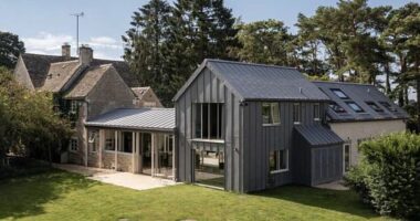 This £5.7 million home, set in Bibury, The Cotswolds, is one of the many homes in the area blending traditional and modern designs
