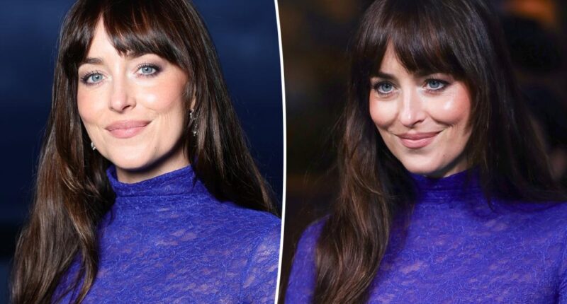 Dakota Johnson rocks sheer lace dress at Zurich Film Festival