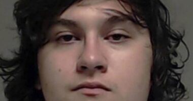 Joshua Jahn, 29, the sniper who killed two migrants and wounded a third in a horror shooting at a Dallas Immigration and Customs Enforcement (ICE) facility, has been pictured for the first time