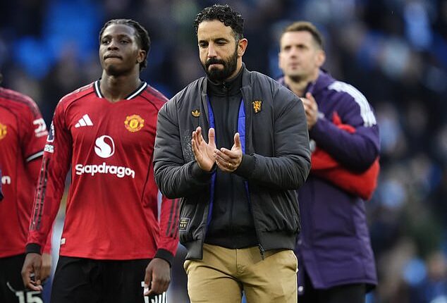 Ruben Amorim once again insisted that he 'won't change' his system after United's derby day defeat