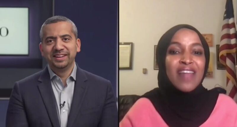 Dem Rep. Ilhan Omar and Mehdi Hasan Laugh and Trash Charlie Kirk After Assassination.
