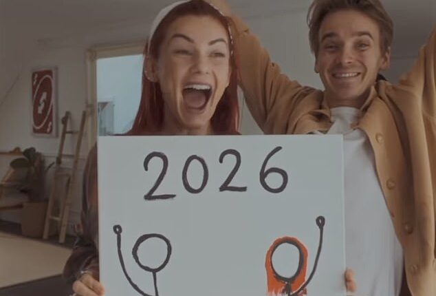 Dianne Buswell has revealed that she is expecting a baby boy with boyfriend Joe Sugg